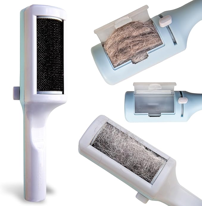 3 Packs Pet Hair Remover Roller Lint Brush and Reusable Lint Roller Dog & Cat by miwooim