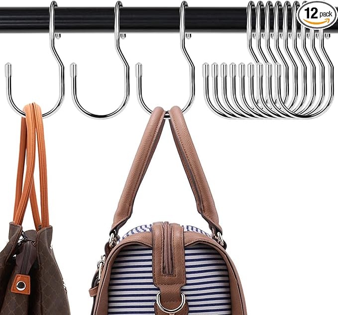 Unique Twist Design Bag Hanger Purse Hooks by DHYLRICHER