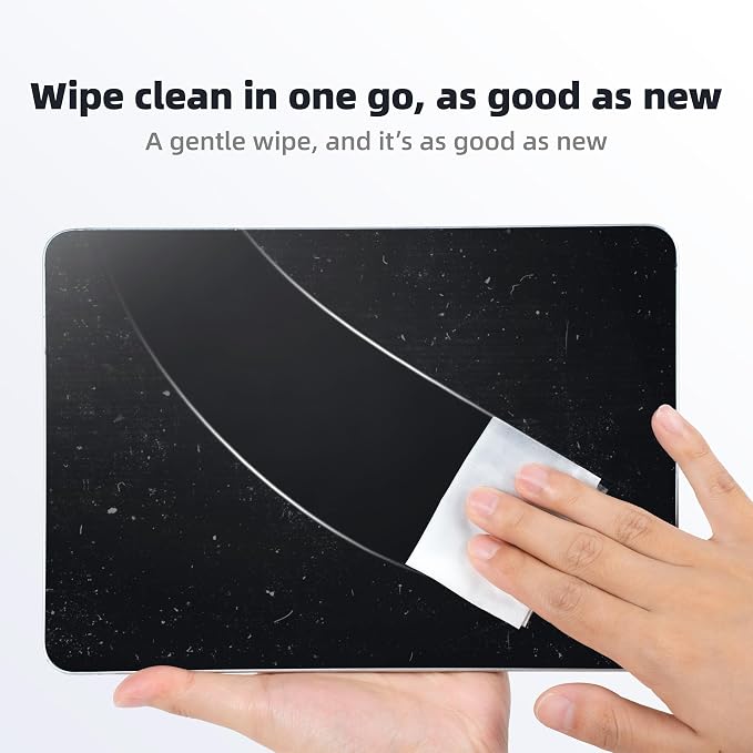 400 Count Lens Wipes for Eyeglasses, Eye Glasses Cleaner Wipes Pre-moistened - Image 6
