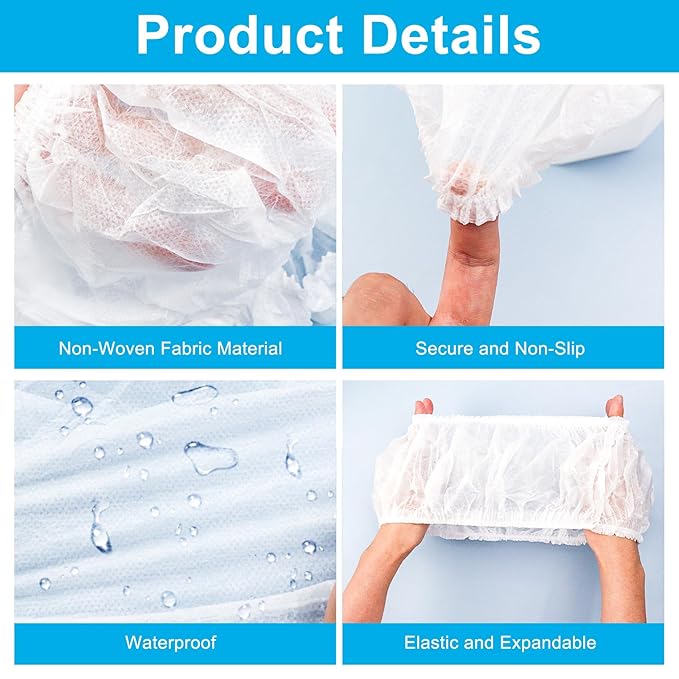 100 Pack Disposable Toilet Seat Cover Waterproof Non-Woven Fabric, Disposable - Image 4