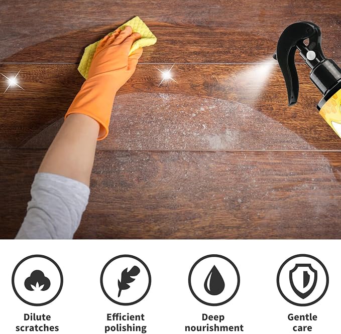 Beeswax Spray Cleaner with Sponge & Towel - Image 3