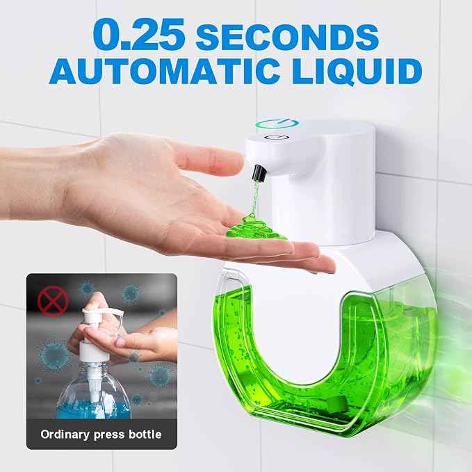 Automatic soap dispenser touchless 15oz/420ml Kitchen Dish Automatic Liquid - Image 6