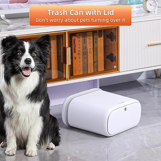 funest Bathroom Trash Can, 3.3 Gallon Slim Trash Can - Image 7