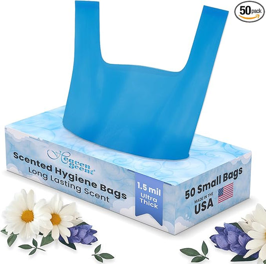 Heaven Scent Hygiene Bags 1.5MIL ULTRA-THICK Discreet Waste Disposal | MADE IN by HeavenScentHygieneBags
