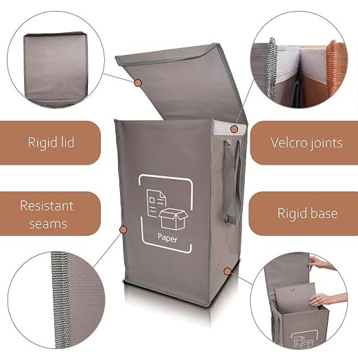 NYIKA - Recycling Organizer - Reusable Recycling Bags - Recycling Sorter - - Image 2