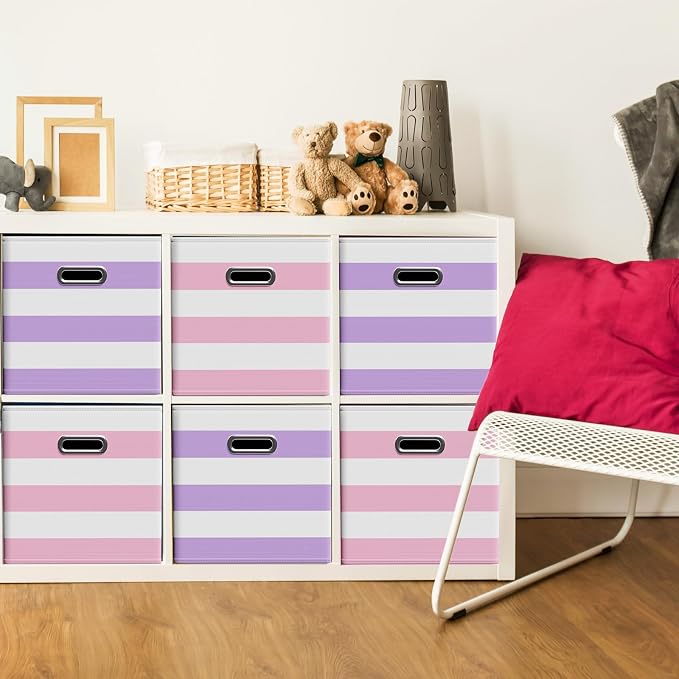 6 Pcs Fabric Storage Cubes - Image 2