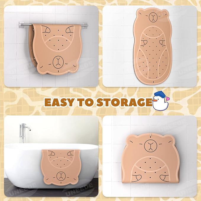 UNEEDE Kids Bathtub Mat Non Slip Shower Mat - Image 9