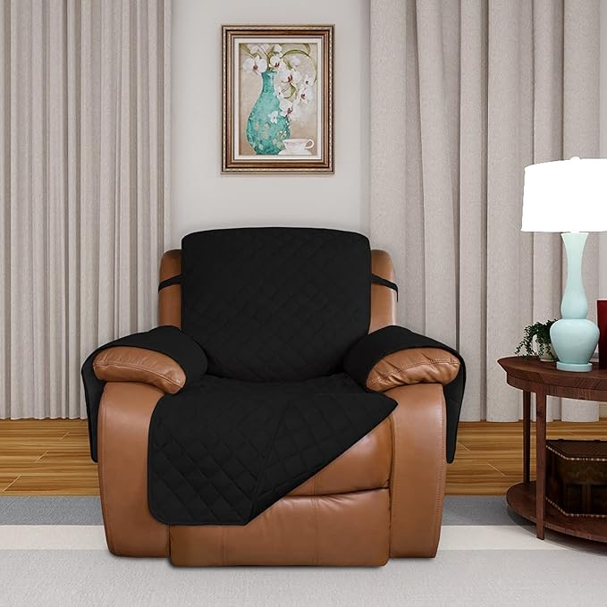 PureFit Reversible Quilted Oversized Recliner Sofa Cover, Water Resistant - Image 2