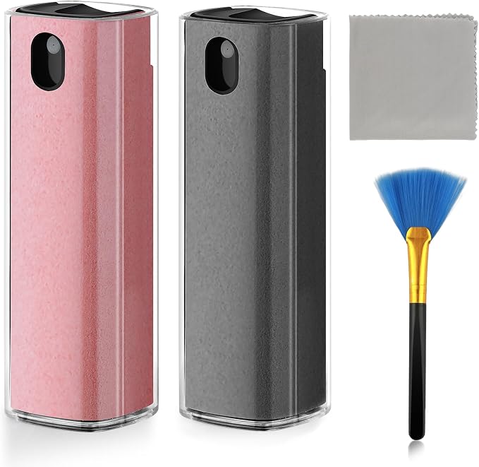 Fingerprint Proof Screen Cleaner, 3 in 1Touchscreen Mist Cleaner Spray Wipe by usefulpro