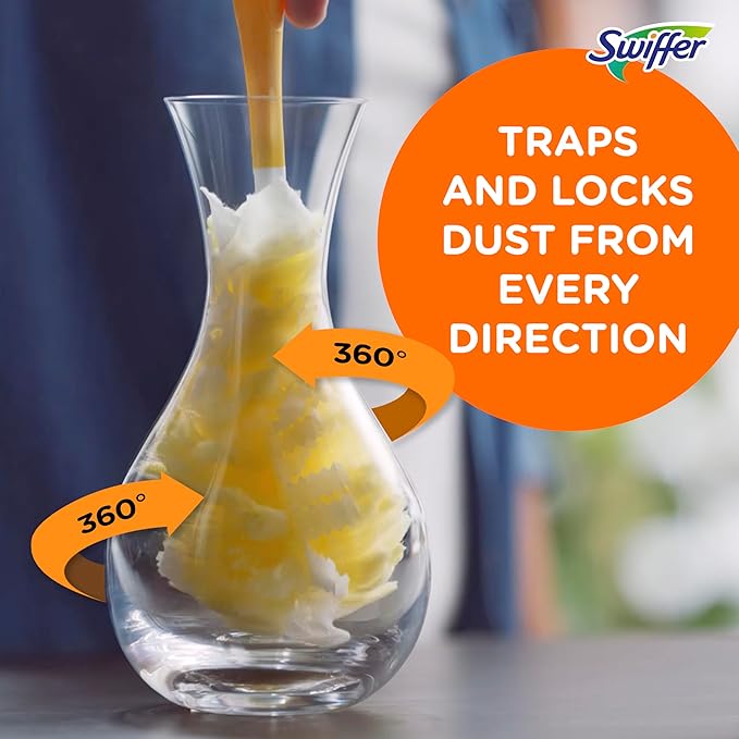 Swiffer Dusters Refill for Cleaning, Feather & Microfiber Duster Disposable - Image 5
