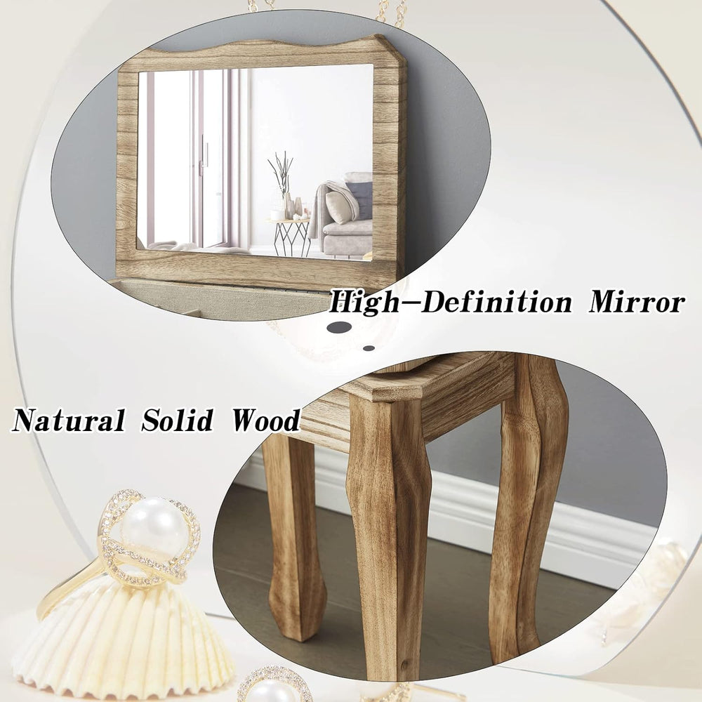 Emfogo Standing Jewelry Armoire, 7 Drawers & 2 Side Doors Jewelry Amoire ...