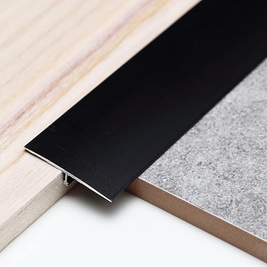 3Pcs Aluminum T Molding Trim & Floor Transition Strips, Flat Divider Strip by AllAboutTrimMoldings