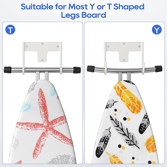 ORLESS Ironing Board Holder Wall Mount, Ironing Board Hanger, Ironing Board - Image 3