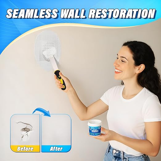 DIYSELF 16 Pieces Drywall Repair Kit Spackle Wall Repair Drywall Patch Kit Wall - Image 2