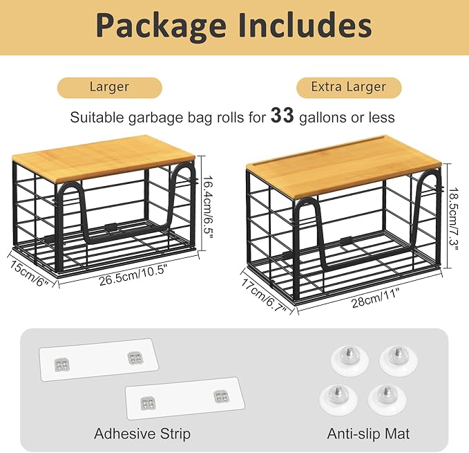 2 Pack Trash Bag Holder - Image 3
