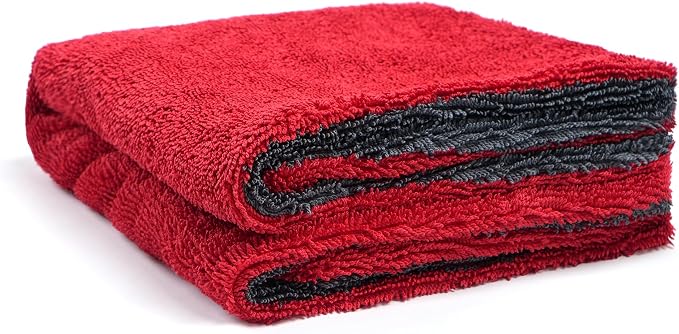 Greenfound Microfiber Towel for Cars, 1000GSM Car Drying Towel, Double Twist by Greenfound