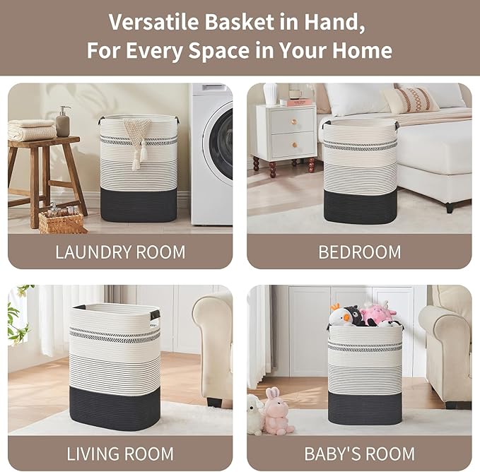 Laundry Basket with Handles - Image 3