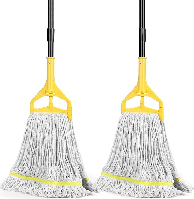 Beyoco Heavy Duty Commercial Mop Industrial Cotton Mop by EasyCleaningHappyLife