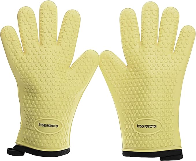 KITCHEN PERFECTION S Silicone Smoker Oven Gloves by Kitchenperfection