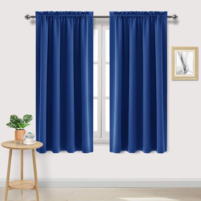DWCN Blackout Curtains Room Darkening Thermal Insulated Bedroom Curtains Window by DWCN