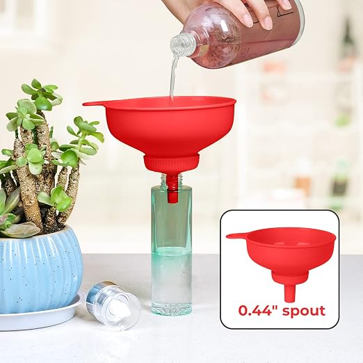 Wide Mouth Kitchen Funnel, Food Grade Plastic Cooking Canning Funnel - Image 9