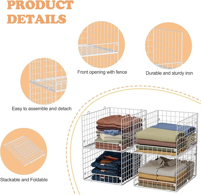 Stackable Closet Organizers and Storage - Image 4