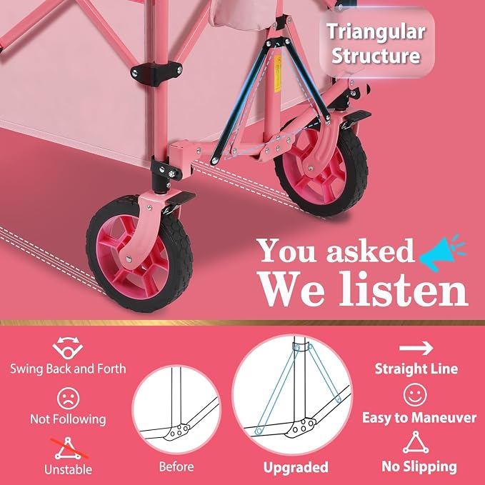 Sekey 220L Collapsible Foldable Wagon - Image 3