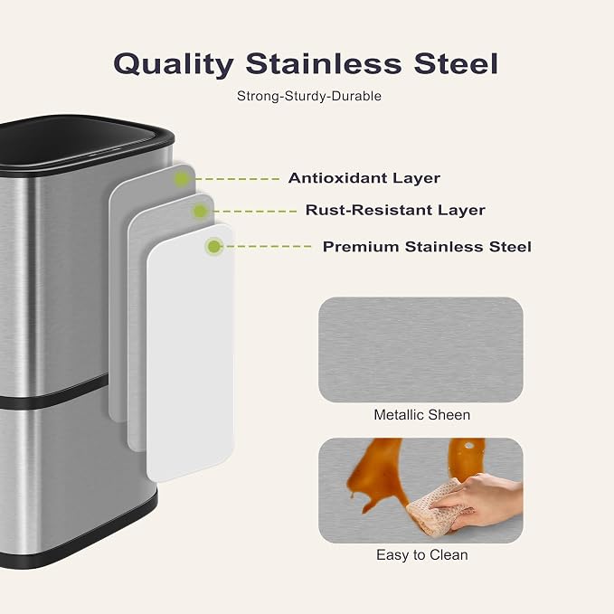 16 Gallon Kitchen Trash Can - Image 5