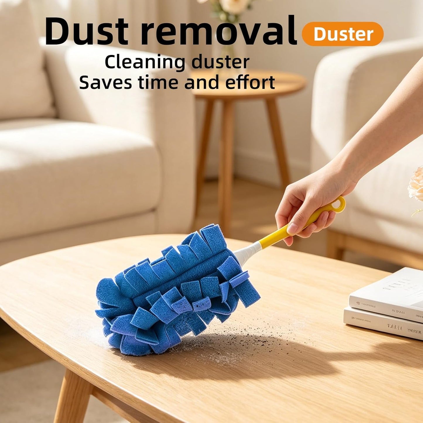 Reusable Duster Refills for Swiffer, 2026 New Washable Heavy Duty Duster Pads, 360° Cleaning Pads for Fan, Window, Blinds, Furniture, Floor (5 pcs)