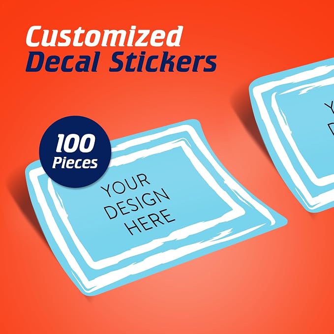 100 Custom Vinyl Stickers - Image 2