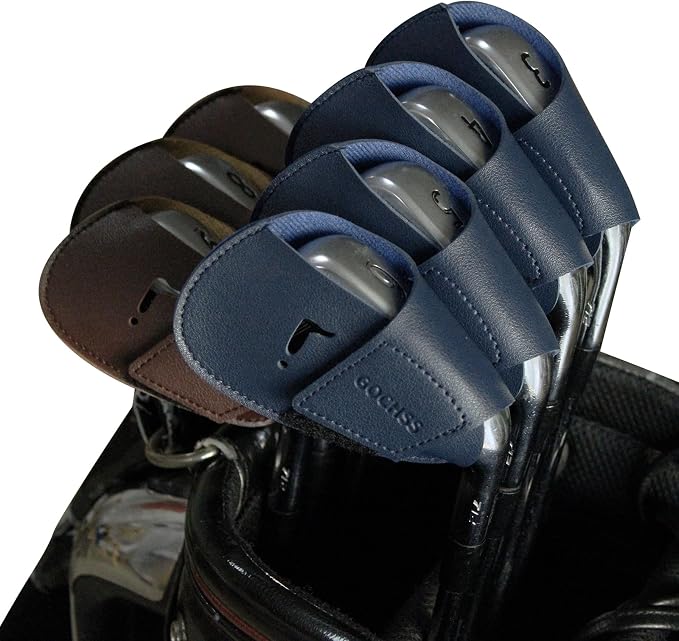 I Golf Iron Headcovers 10pcs PU Fit Both Right-Handed Clubs Golf Club Protector - Image 6
