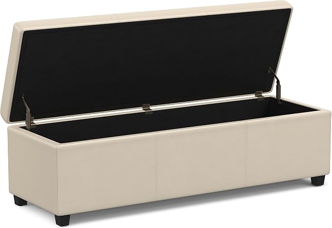 SIMPLIHOME Avalon 54 inch Wide Contemporary Rectangle Extra Large Storage - Image 4
