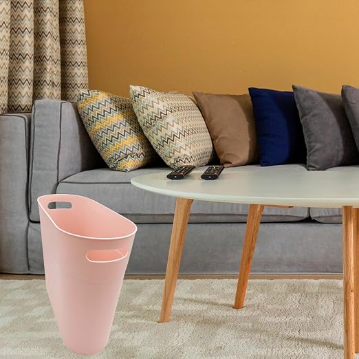 Small Trash Can Plastic Bathroom Wastebasket 3.2 Gallon Slim Garbage Container - Image 6