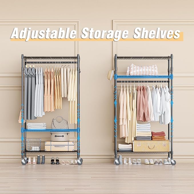 Homdox Heavy Duty Clothing Rack - Image 5