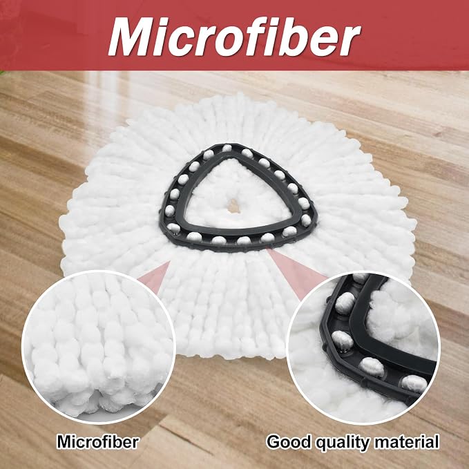Mop Heads Replacements, Scrubber Head, Base and Pedal Bearing Replacement Combo - Image 6