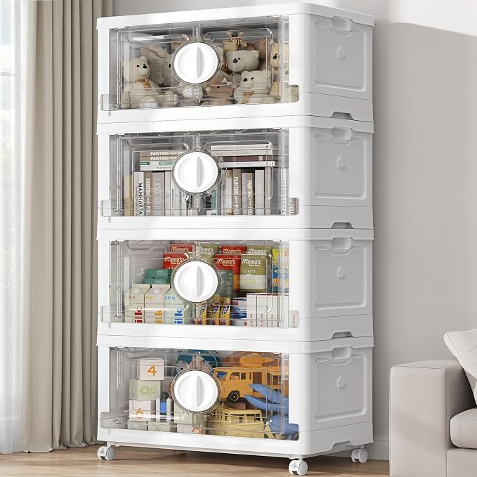 BROVIEW 480Qt Lockable Stackable Storage Bins by BROVIEW-EnjoytheArtofLife