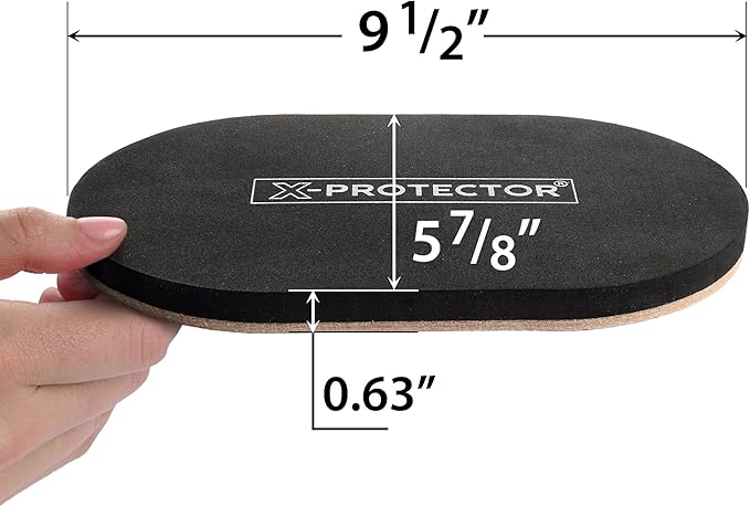Felt Furniture Sliders Hardwood Floors X-PROTECTOR – 4 PCS 9 1/2 inch Furniture - Image 2