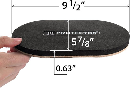 Felt Furniture Sliders Hardwood Floors X-PROTECTOR – 4 PCS 9 1/2 inch Furniture - Image 2