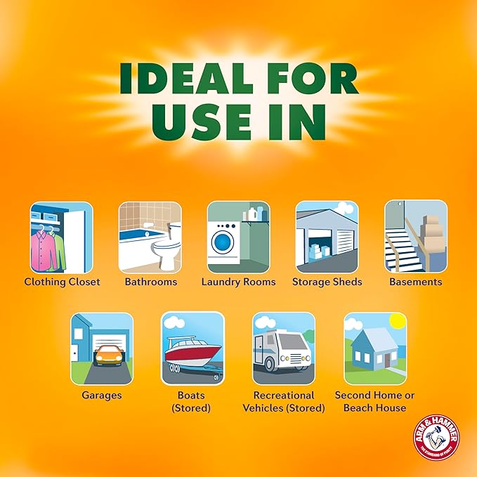 Arm & Hammer Essentials Hanging Moisture Absorber and Odor Eliminator, 17.5 oz. - Image 6