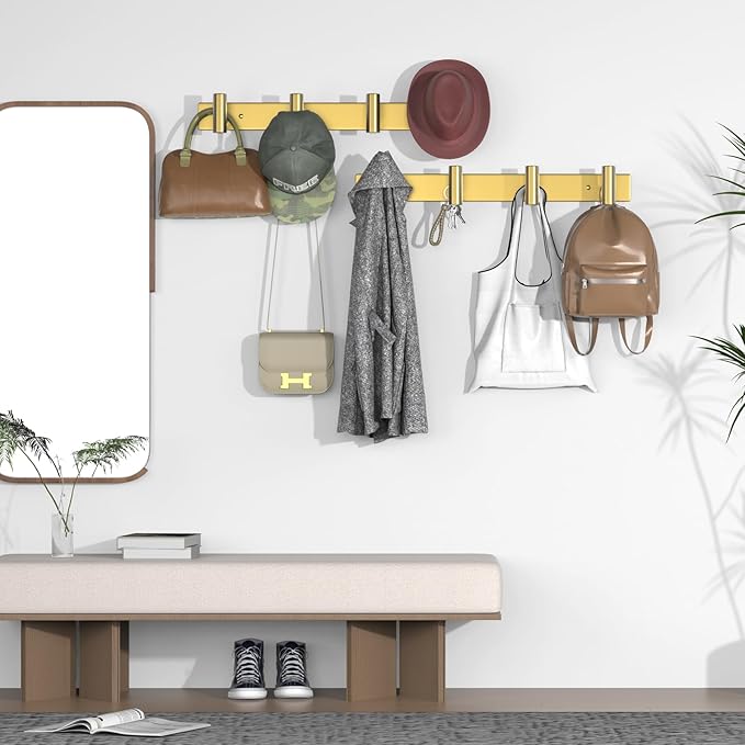 VAEHOLD Hat and Coat Wall Mount Rack - Image 4