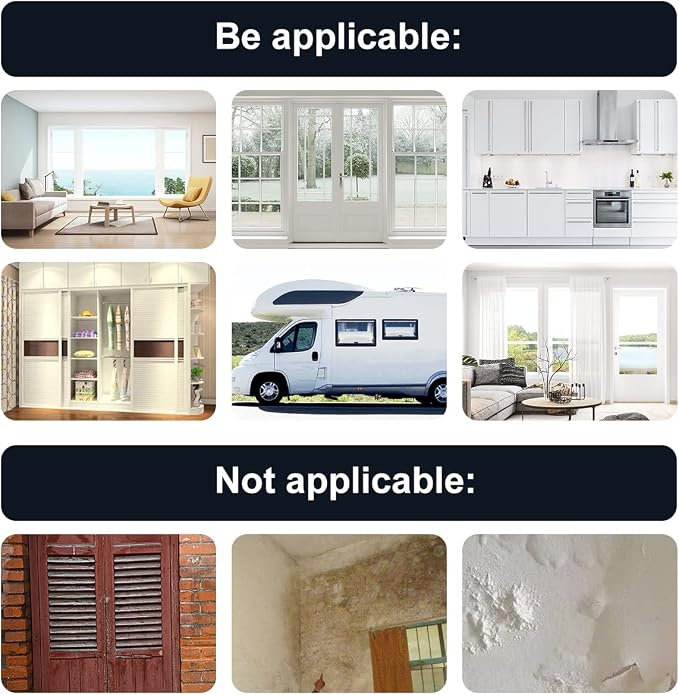 2 Rolls Weather Stripping Door Seal, Adhesive Closed Cell Weather Strip… - Image 7
