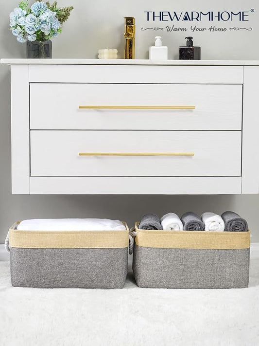 TheWarmHome Fabric Storage Bins Baskets - Image 2