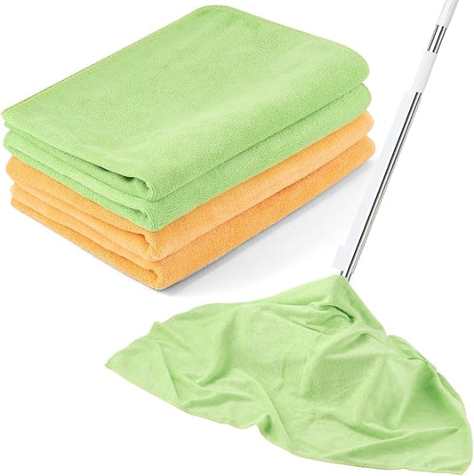 4 Pack Extra Large Microfiber Cleaning Cloths 20"x30", Lint-Free Reusable Towels by Unknown