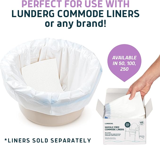 Lunderg Lavender Scented Super Absorbent Commode Pads - Image 5
