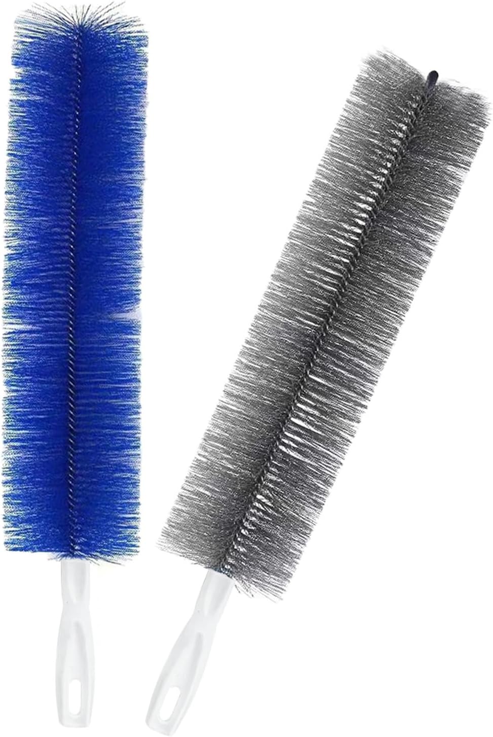 Qancesd 2 Pack Cobweb Dusters, Bendable Fan Cleaning Brush, Flexible Ceiling Fan Cleaner, Dusting Brush for Air Conditioning Shutters