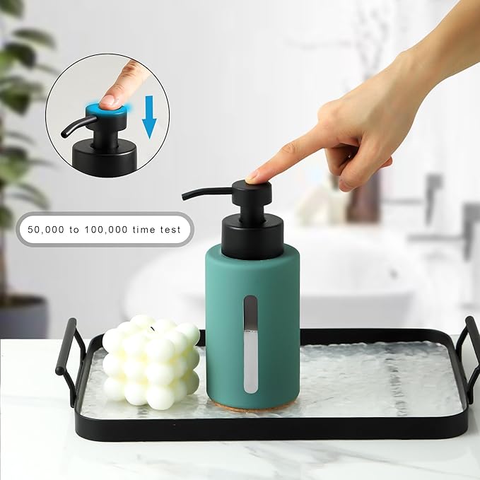 Enra Thick Glass Soap Dispenser - Image 4