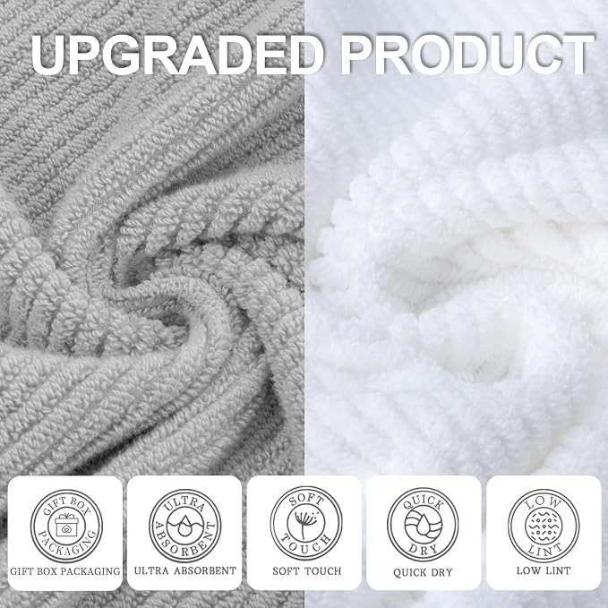 VOOVA & MOVAS Bathroom Towel Set - Image 2