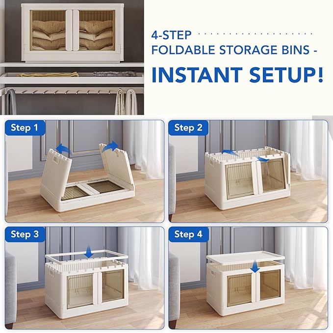 FLEXIMOUNTS 152 QT Stackable Storage Bins - Image 8