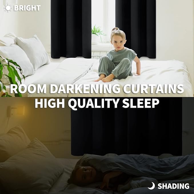 BGment Rod Pocket Blackout Curtains - Image 2