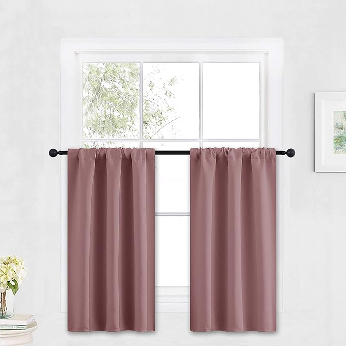 RYB HOME Small Curtains Blackout by RYBHOME